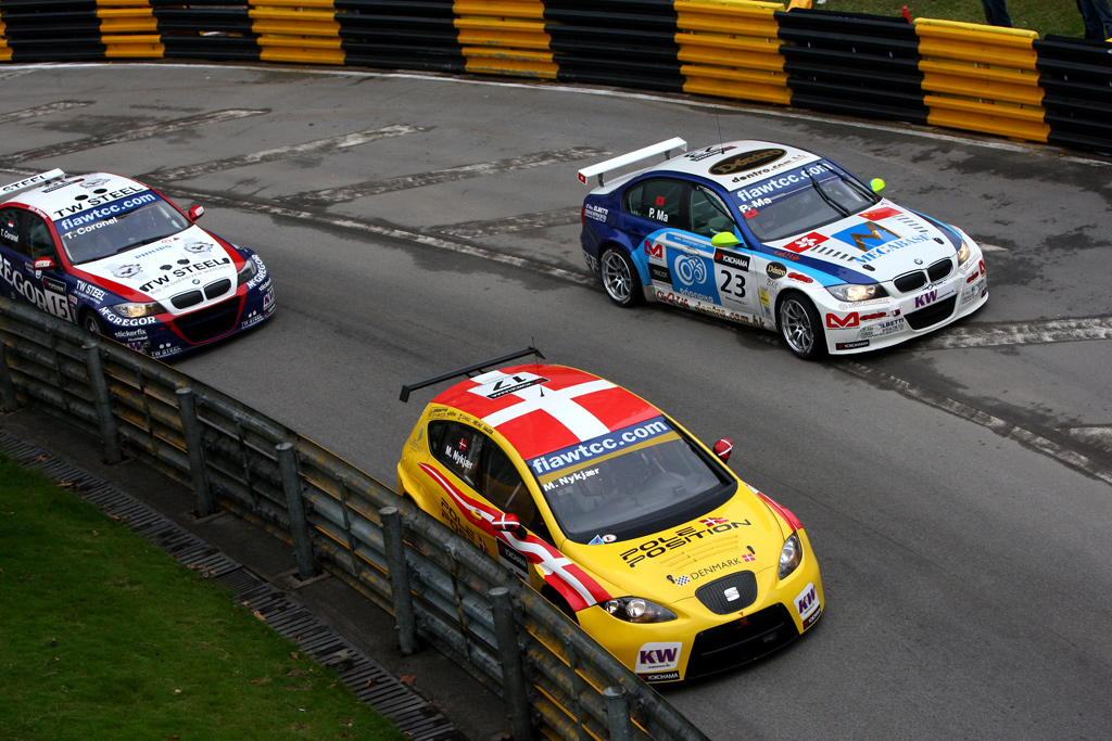 Michel Nykjær nåede at sætte en ganske god tid.
(Foto: FIA-WTCC)
